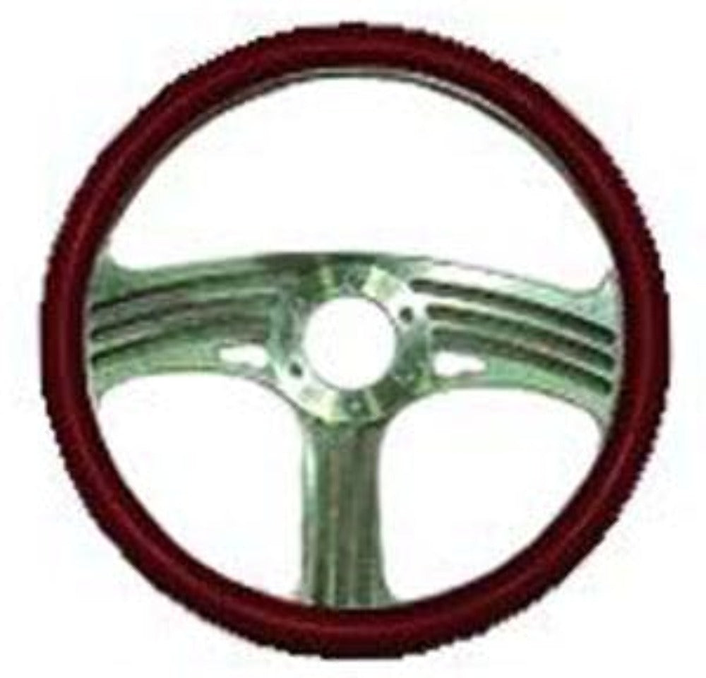 Racing Power Company R5611 14 inch alum/leather steering wheel ea