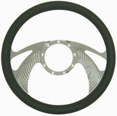 Racing Power Company R5614 14 inch alum/leather steering wheel ea