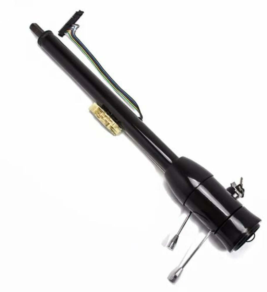 Racing Power Company R5662BK 30 inch steering column w/ignition floor shift bk