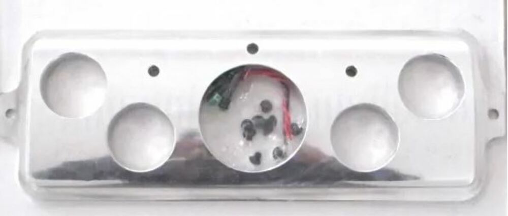 Racing Power Company R5785 Cnc alum 1939 chevy gauge panel
