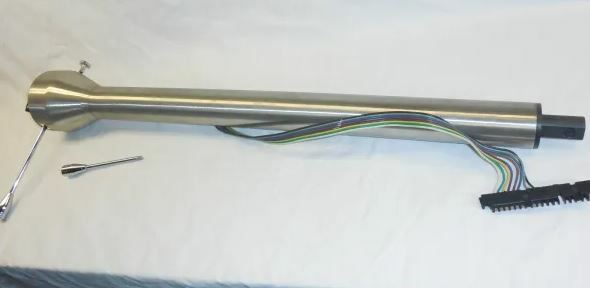 Racing Power Company R5842R 30 inch straight floor shift column 1 inch dd- natural