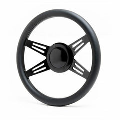 Racing Power Company R5887BKA 14 inch Alum/Steering Wheel Dual Classic Kit 9 Holes