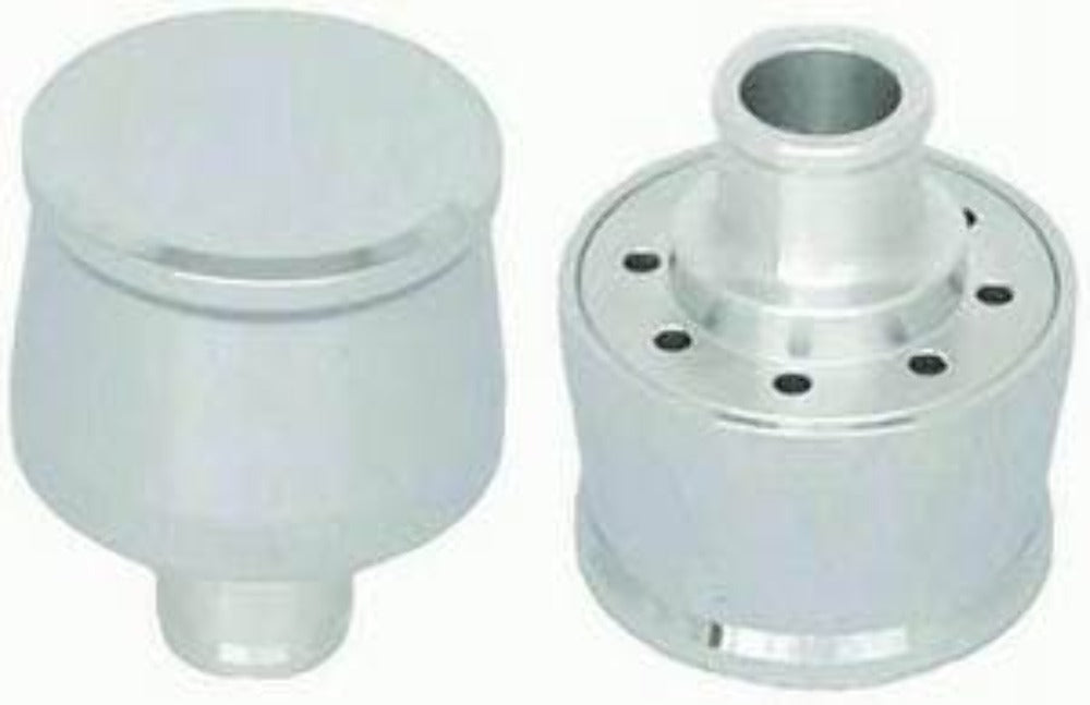 Racing Power Company R6001C Chrome alum breather - plain ea