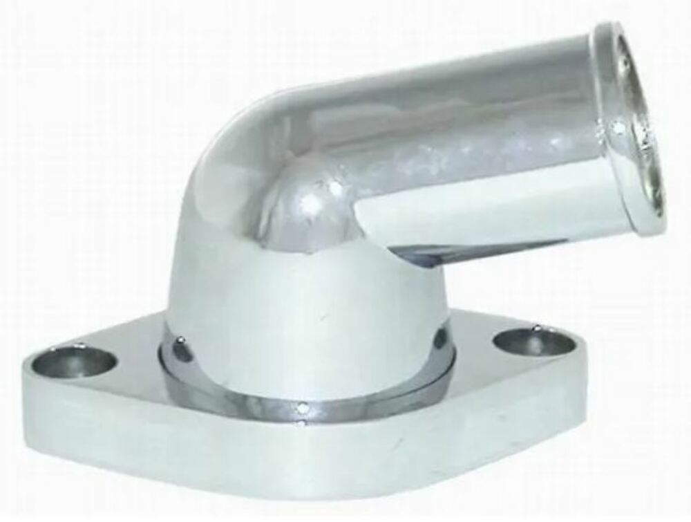 Racing Power Company R6015C Chrome alum sbc water neck 15deg ea
