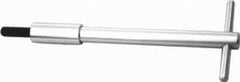Racing Power Company R6018 Silver alum t-bar wing nut 4 inch with 1/4-20 (4)