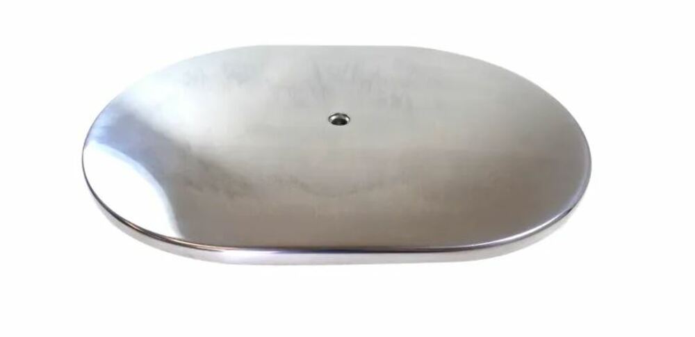 Racing Power Company R6020-1T 12 inch pol alum oval a/c top-plain