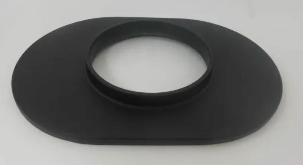 Racing Power Company R6020BK 12 inch x 2 inch a/c set paper element -ballmilled black