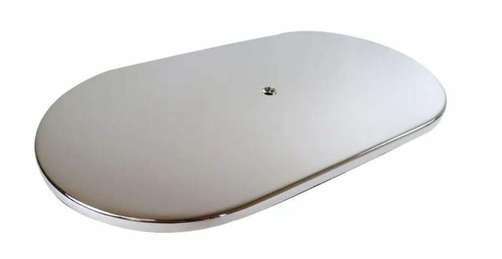 Racing Power Company R6021-1T 15 inch pol alum oval a/c top plain