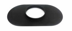 Racing Power Company R6021BBK 15 inch oval black alum air cleaner inchbase inch