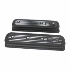 Racing Power Company R6037BK Alum center bolt short v/c ball milled -black