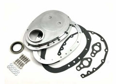 Racing Power Company R6043 2-pc timing chain cover sb chevy - pol alum