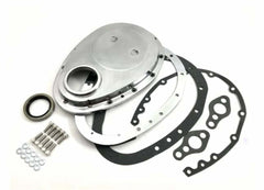 Racing Power Company R6043 2-pc timing chain cover sb chevy - pol alum