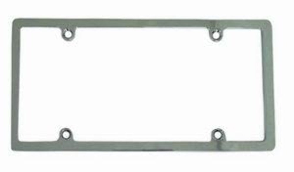 Racing Power Company R6070 Chrome alum lic frame w/o lite ea
