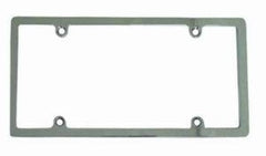Racing Power Company R6070 Chrome alum lic frame w/o lite ea