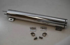 Racing Power Company R6073 Aluminum tank overflow 15 inch x 2 inch - polished