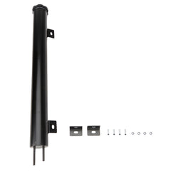 Racing Power Company R6075BK Stainless 2 inch x 19 inch Overflow Tank Black Finished