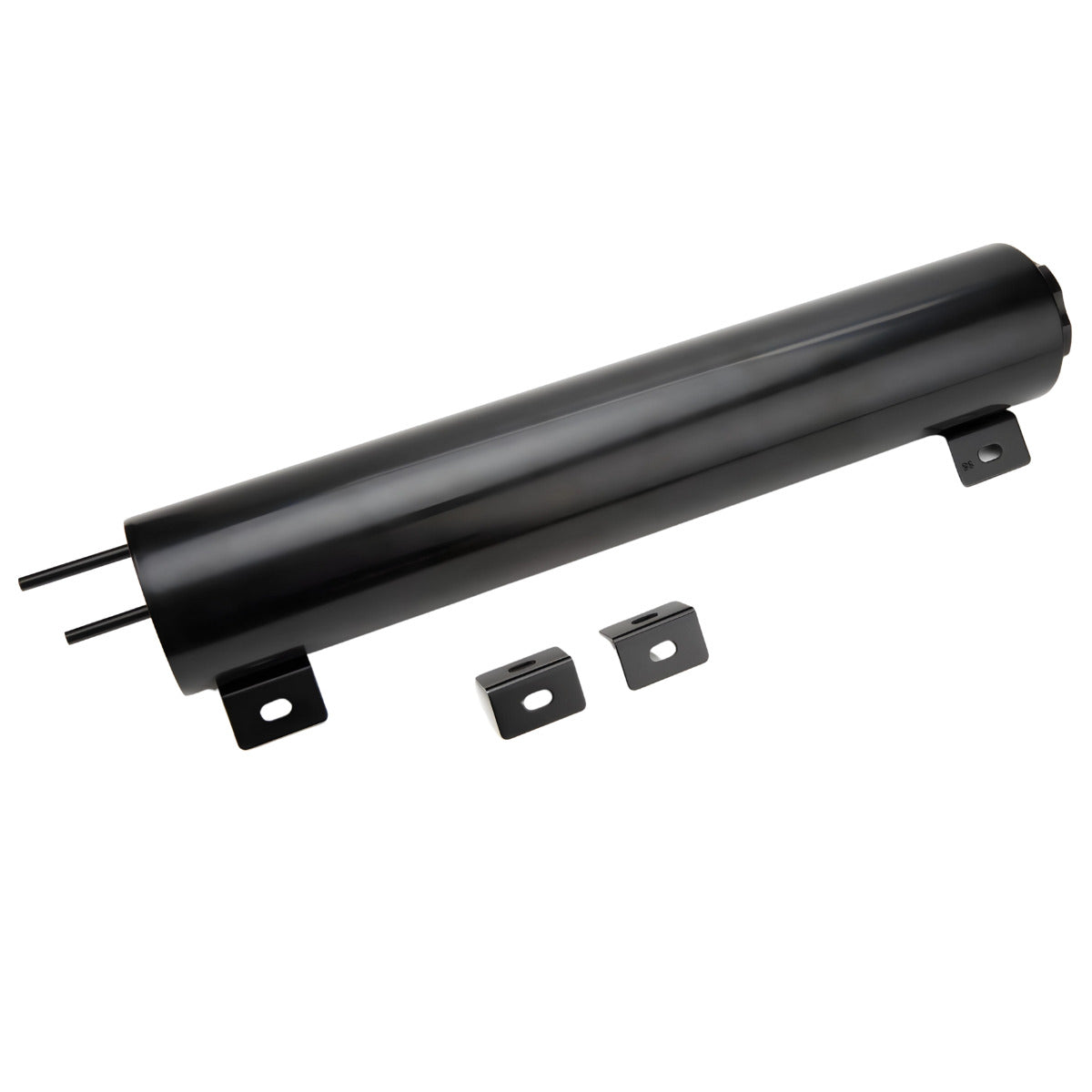 Racing Power Company R6078BK Stainless 3 inch X 16 inch Overflow Tank Black Finish