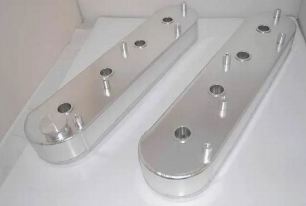 Racing Power Company R6142C Ls-1 fabricated valve cover chrome pr