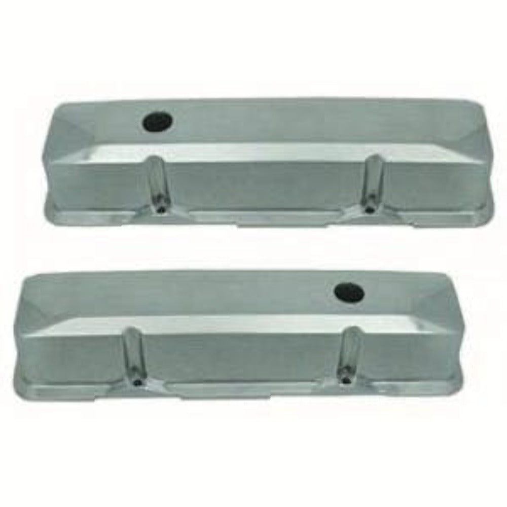 Racing Power Company R6152 Pol alum sbc recessed v/c-plain pr