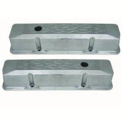 Racing Power Company R6157 Chrome alum sbc recessed v/c-flm pr