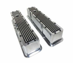 Racing Power Company R6158 Alum sb chevy finned tall v/c with hole
