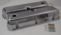 Racing Power Company R6175 Sb ford aluminum valve covers - tall finned with