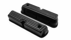 Racing Power Company R6175BK Black valve cover sb 5.0l tall alum w/ hole