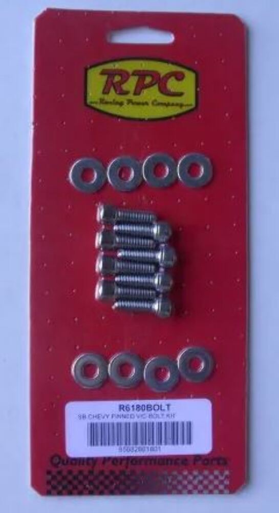 Racing Power Company R6180BOLT Sb chevy finned v/c bolt kit