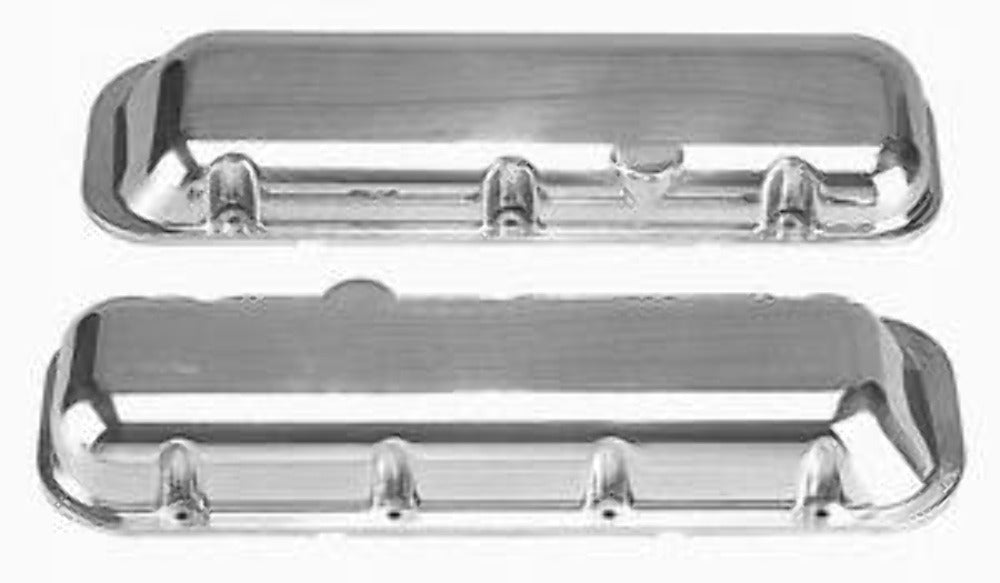Racing Power Company R6231-1 Pol alum bbc valve cover - plain pr