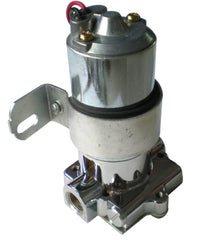 Racing Power Company R6253C 100 gph electric fuel pump red fittings -