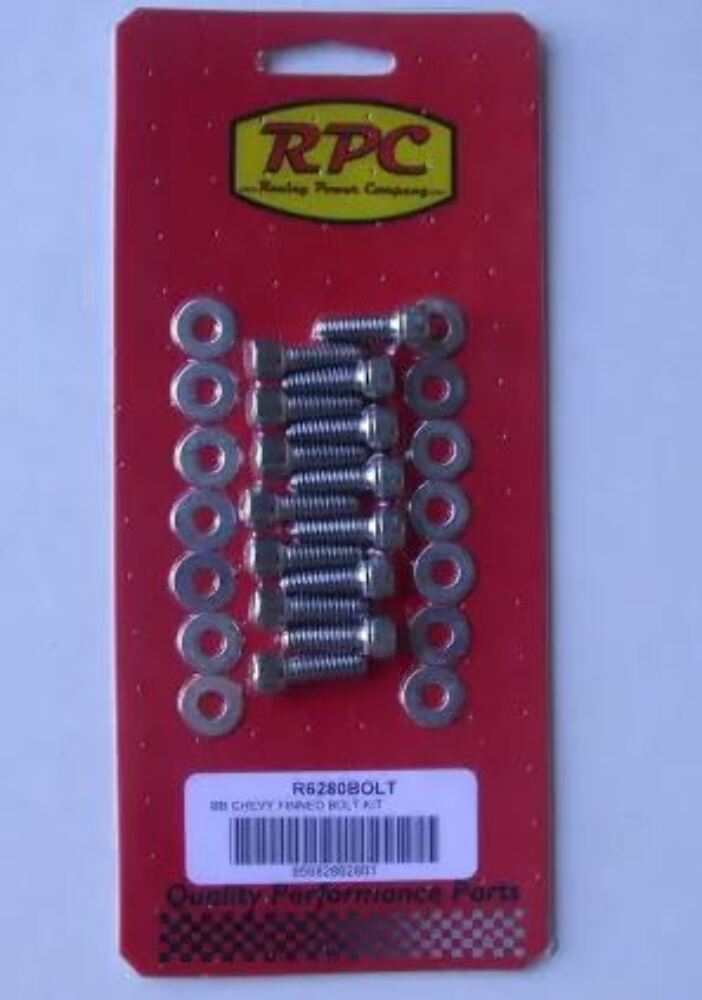 Racing Power Company R6280BOLT Bb chevy finned bolt kit