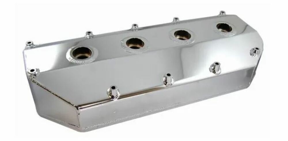 Racing Power Company R6346POL Alum fabricated hemi valve cover pol pr