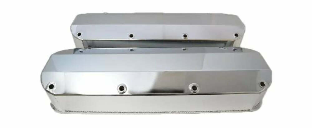 Racing Power Company R6355C Alum fabricated bb ford 429-460 valve covers chr