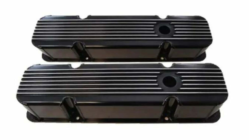 Racing Power Company R6364BK 1958-86 small block chevy v8 283-350 finned v/c