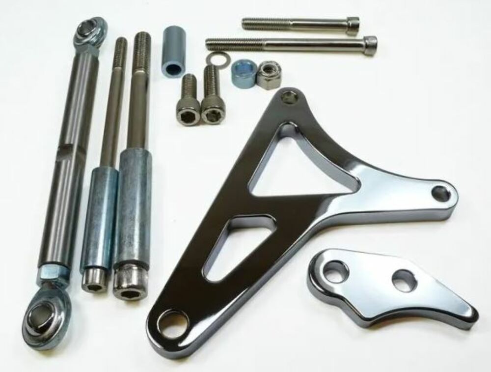 Racing Power Company R6413 Polished alum ford 289-302 alt brk kit