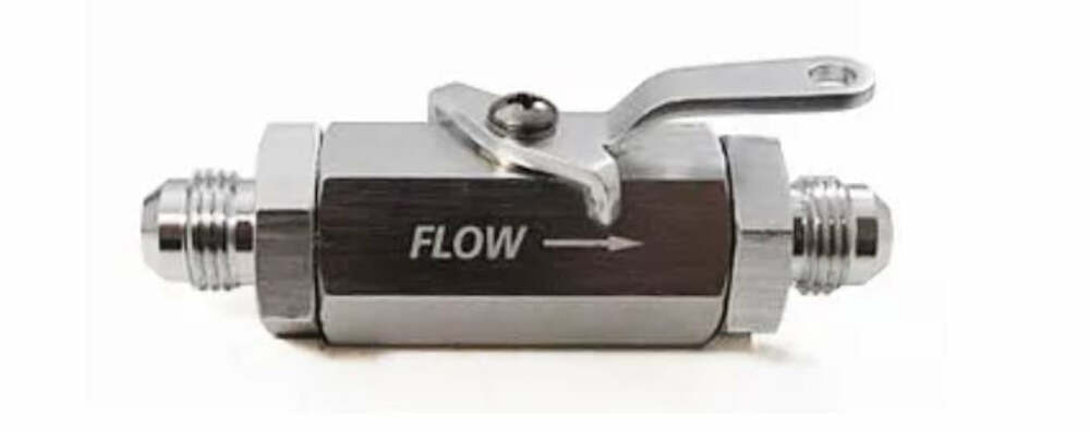 Racing Power Company R6469 ALUMINUM SHUT OFF VALVE -AN6