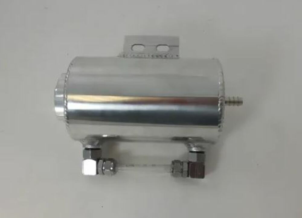 Racing Power Company R6579 Aluminum 3x5 overflow tank w/bracket - polish