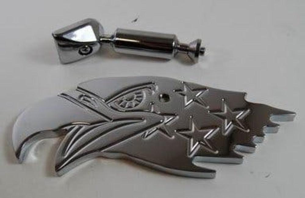 Racing Power Company R6619 CHROME ALUMINUM REAR VIEW MIRROR - EAGLE