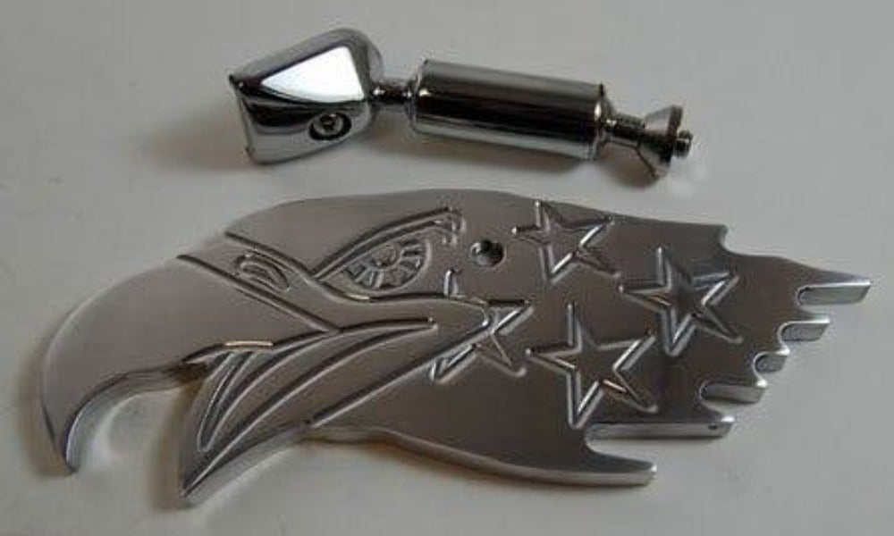 Racing Power Company R6619POL POLISHED ALUMINUM REAR VIEW MIRROR - EAGLE