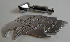 Racing Power Company R6619POL POLISHED ALUMINUM REAR VIEW MIRROR - EAGLE