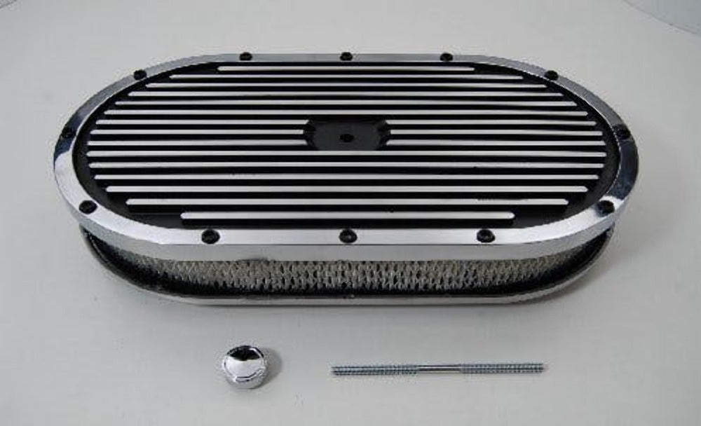 Racing Power Company R6715 15 x 2 inch oval paper element air cleaner set (a)15