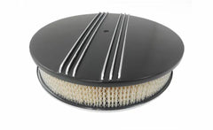 Racing Power Company R6720BK 14 x 3 finned air cleaner - black