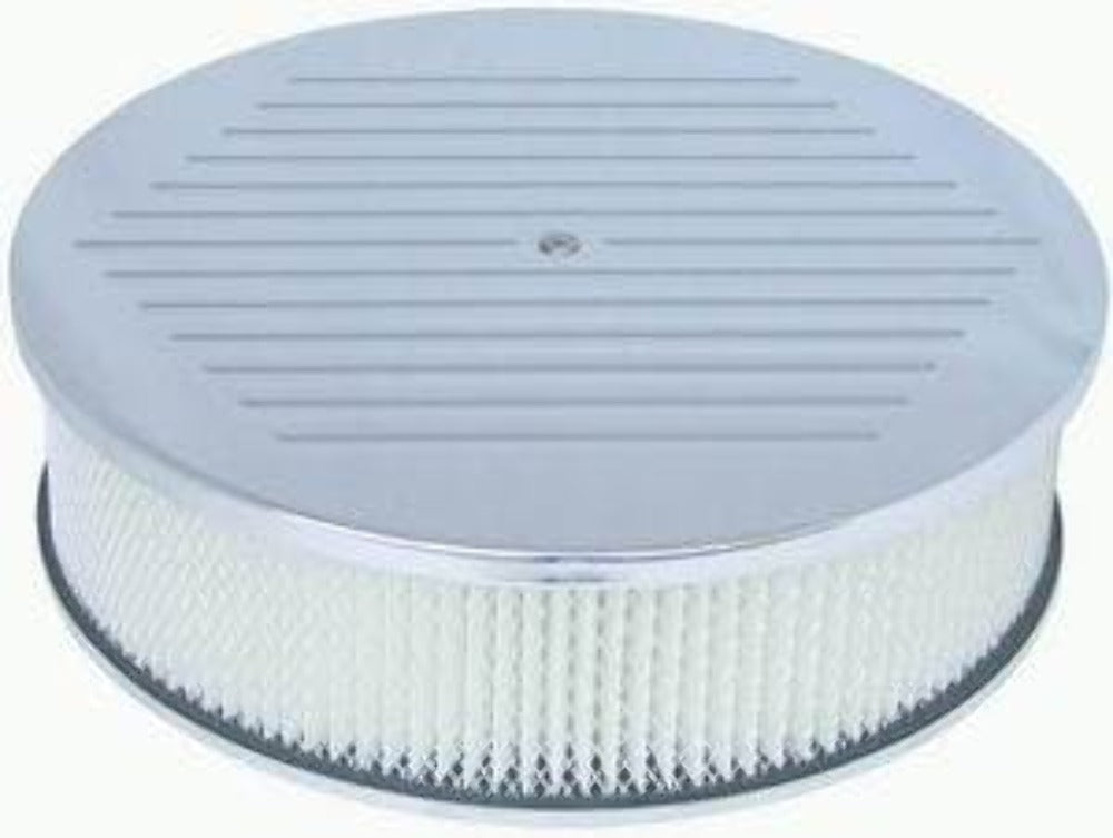 Racing Power Company R6821 Pol alum 14 inch x 4 inch round a/c set st