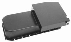 Racing Power Company R7104P Black sbc circle track oil pan ea