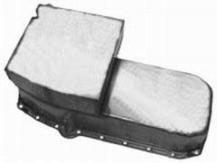 Racing Power Company R7104RAW Raw sbc circle track oil pan ea