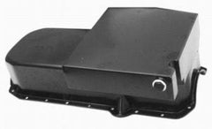Racing Power Company R7105P Black sbc circle track oil pan ea