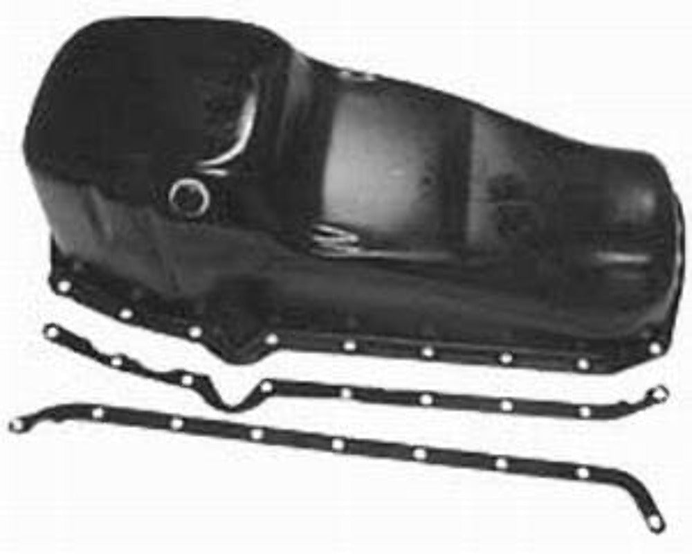Racing Power Company R7108P Black sb chevy claimer oil pan ea