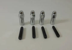 Racing Power Company R7282 Chrome acorn nut with studs 1/4-20 (4) set