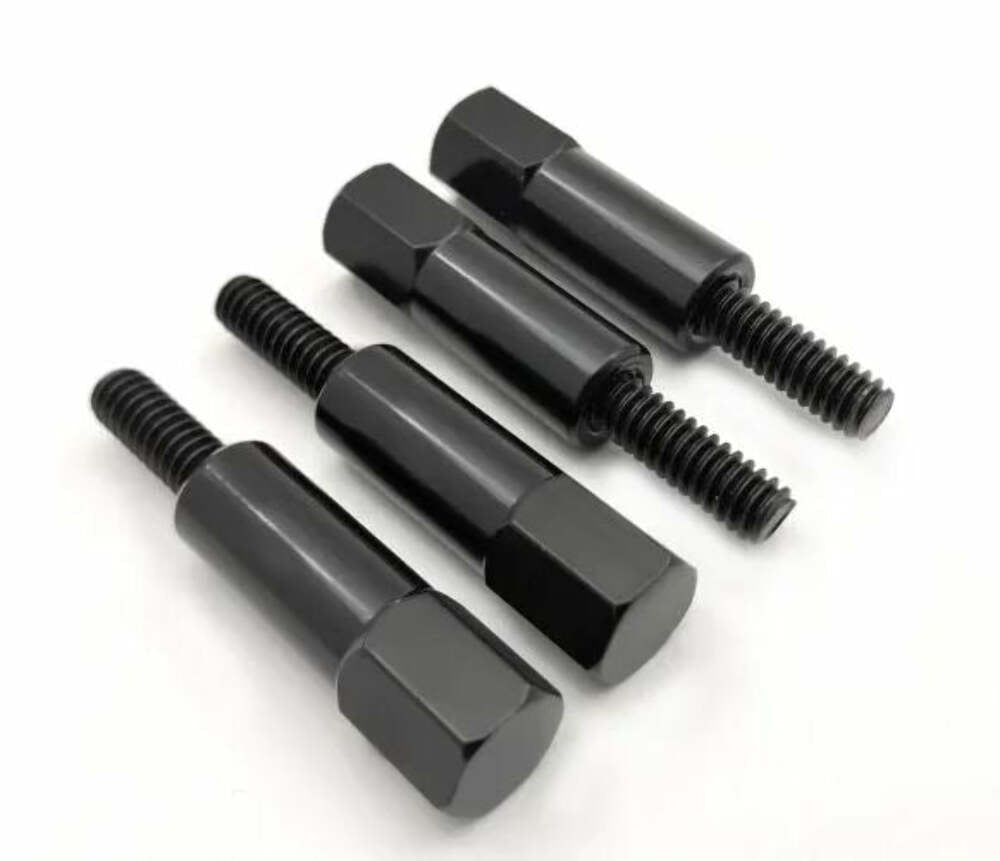 Racing Power Company R7283BK Black V/C Mini Bolt Hex Head 1/4-20 and Stud