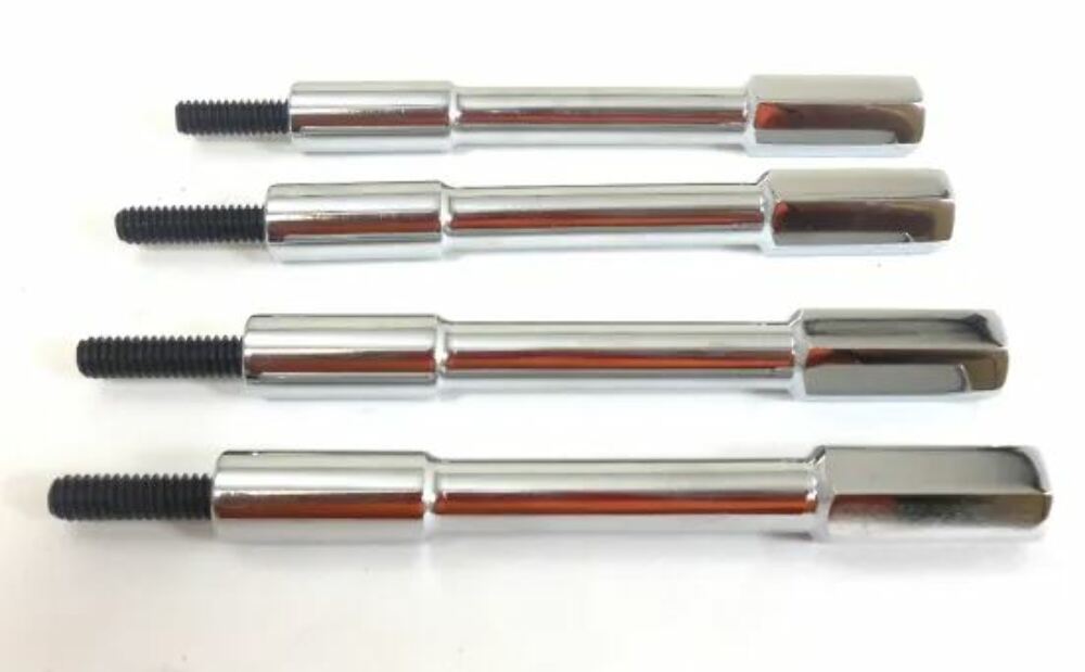 Racing Power Company R7285 4-1/4 inch chrome valve cover bolt kit - hex (4)